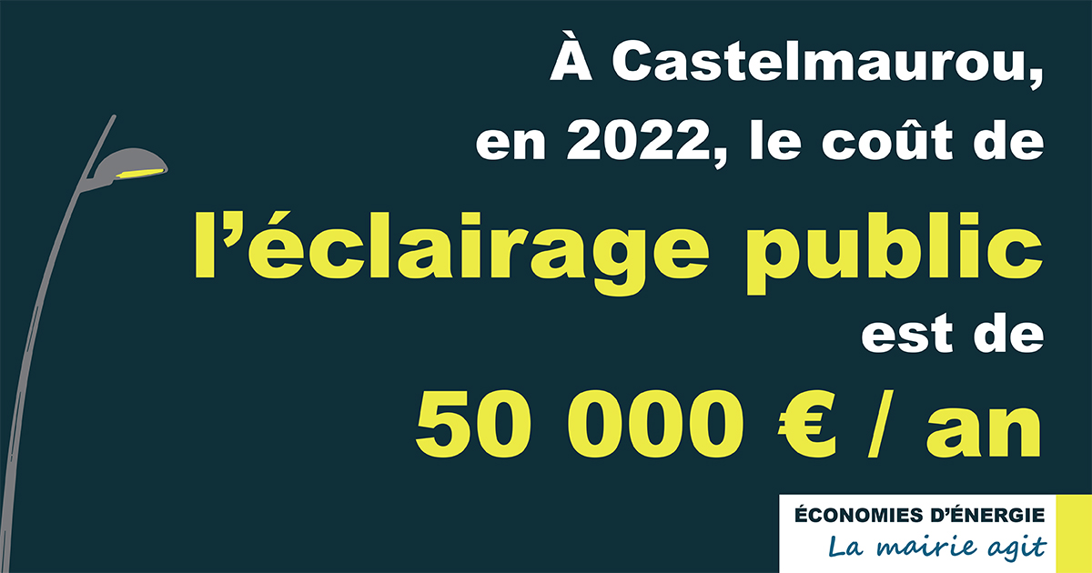 Sobriete energetique - affiche MReyx - Mairie de Castelmaurou