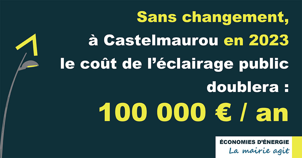 Economies energie - affiche MReyx - Mairie de Castelmaurou