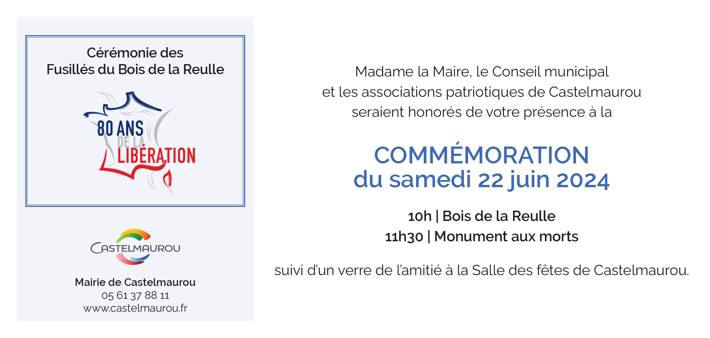 Commémoration Castelmaurou