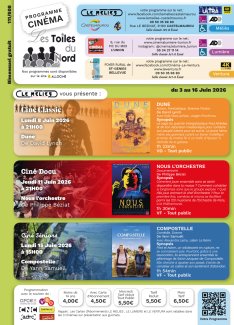 Programme cinema 2026
